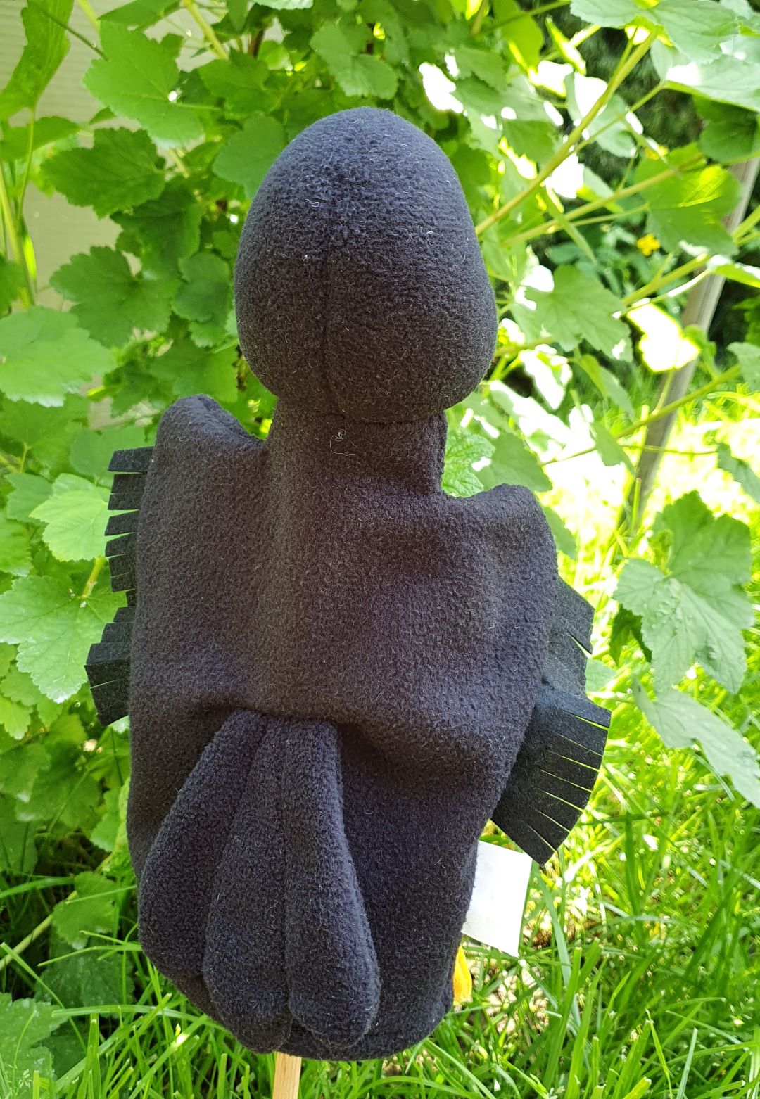 Fekete rigó kézbáb